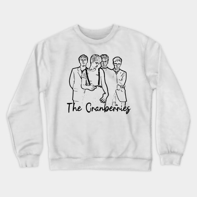 the cranberries, band rock Crewneck Sweatshirt by Degiab